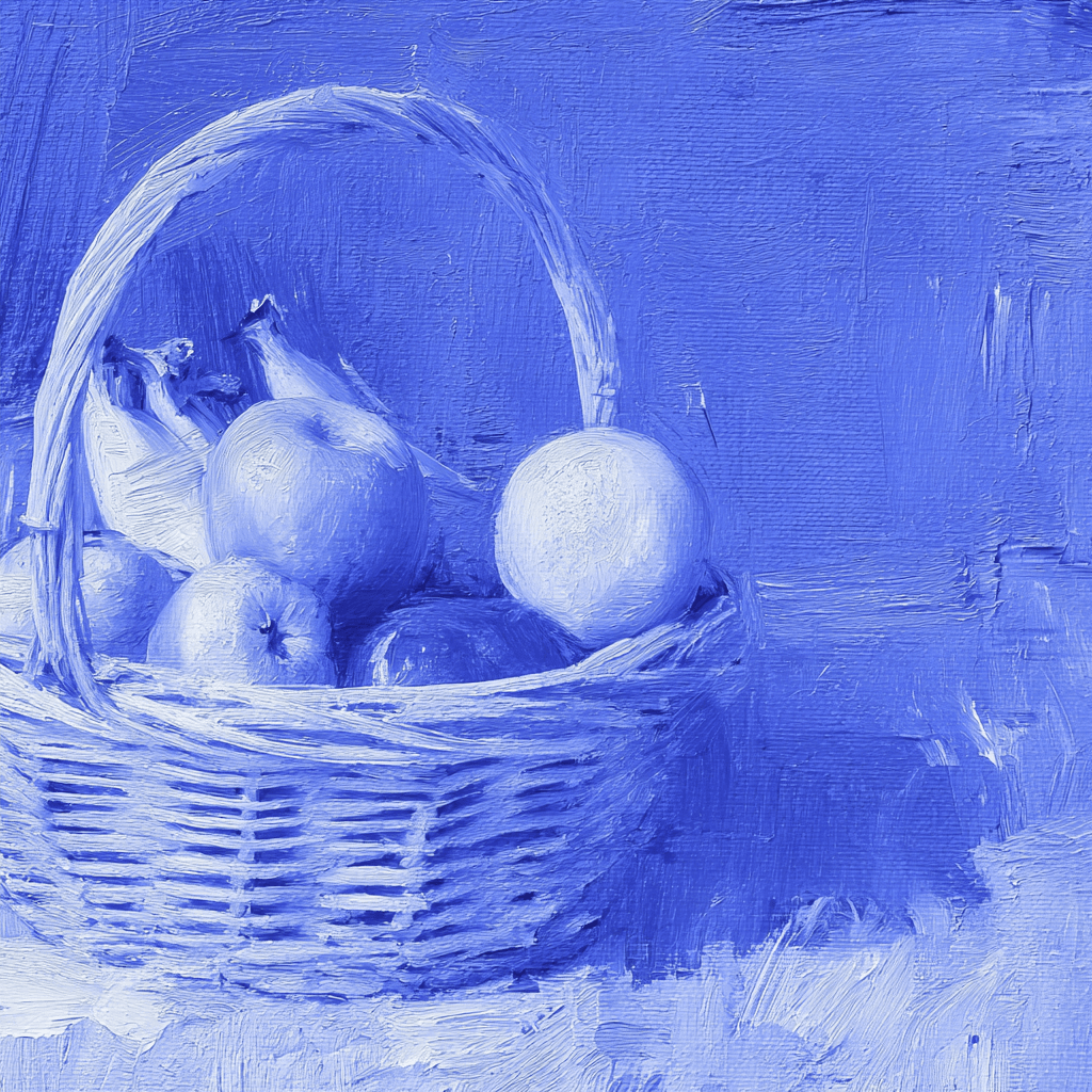 Painterly basket of fresh fruit — wholesome, varied ingredients across cuisines